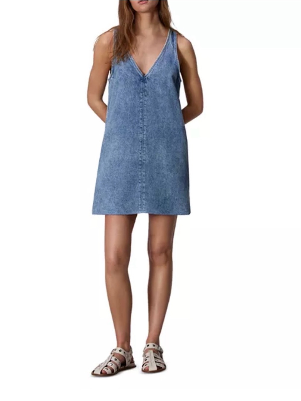 Rag & bone Naia Denim Mini Dress